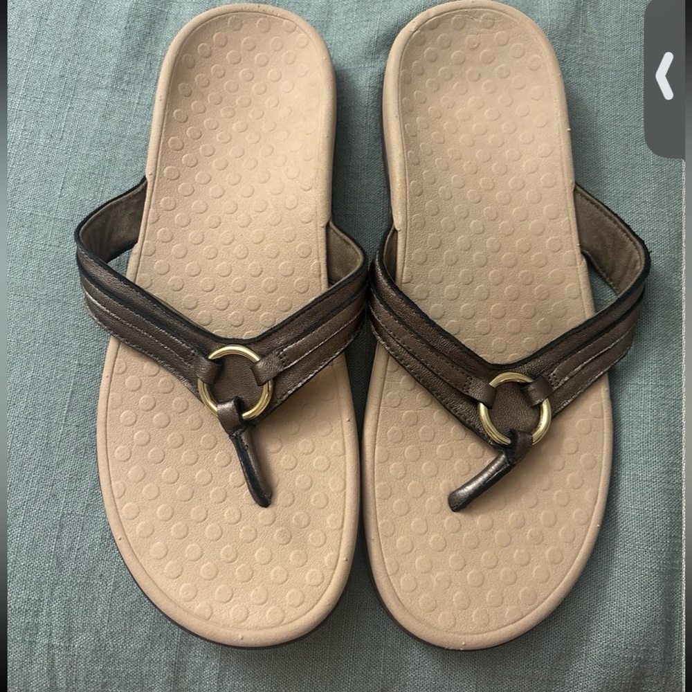 Metallic Brown Vionic Sandals - image 1